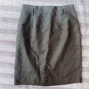 Vintage grey wool skirt